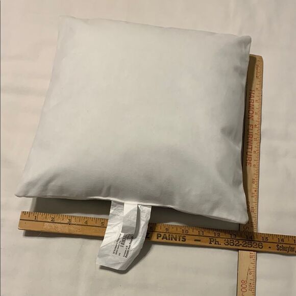 Fall Throw Pillow with 3D embroidered pumpkins & gourds - Picture 3 of 5